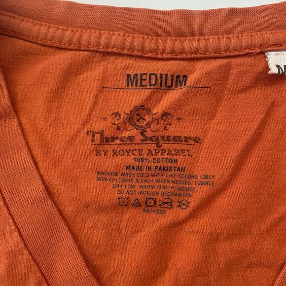 VTG Three Square By Royce Apparel NCAA Clemson Tigers S/S T-Shirt Orange Sz M - Picture 6 of 8